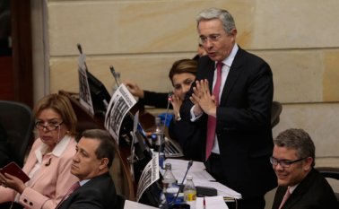 Uribe responsabilizó a Camilo Enciso de esos supuestos seguimientos. Colprensa