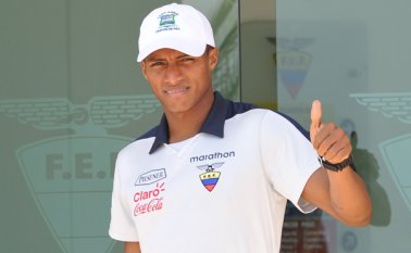 Antonio Valencia regresa a la selección ecutaroriana. Archivo