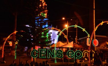 Pamplonita fue uno de los cinco municipios que el año pasado ganó el alumbrado navideño de Cens. Archivo