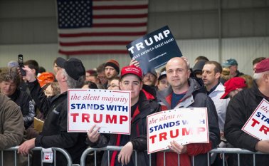 Seguidores del multimillonarios candidato republicano Donald Trump se sienten cada vez más seguros de que él será el próximo presidente de Estados Unidos. AFP