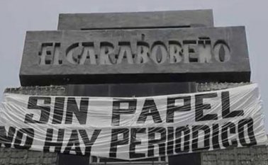 El diario El Carabobeño por ahora solo estará en versión digital. Tomada de Internet