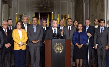 Representantes de todas las ramas del poder apoyaron la posición del presidente Juan Manuel Santos sobre no comparecer ante la CIJ Colprensa