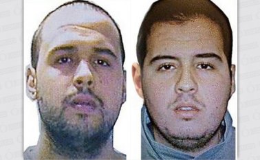 Ibrahim (izquierda) y Khalid El Bakroui fueron atacantes suicidas en Bruselas (Bélgica). AFP