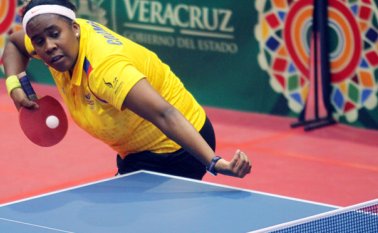 Paula Medina, la mejor raqueta de Colombia, participó en los Juegos Panamericanos de Toronto, Canadá 2015. Colprensa