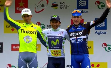 Nairo Quintana, campeón de la Vuelta a Cataluña. Cortesía
