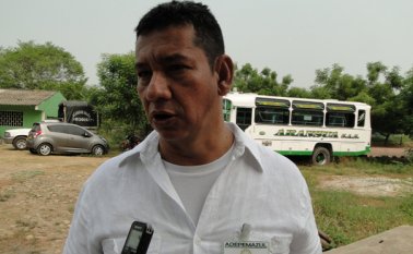 Freddy Rojas, presidente de la asociación de desarrollo de pequeños y medianos agricultores. Archivo