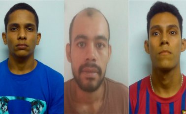 Melkys Steven Alegría, Víctor Alonso Mendivelso y Jhon Jairo Salazar Suárez. Policía Nacional