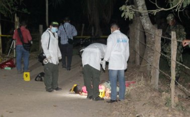Las pistolas que portaban el ‘Mono’ y ‘La Garza’, fueron incautadas y serán sometidas a estudios balísticos. Cortesía