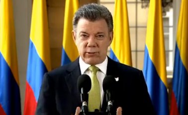 Juan Manuel Santos, presidente de Colombia. Presidencia de Colombia