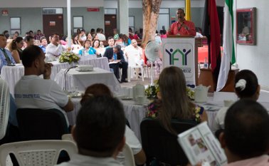 En la sede de consulta externa, el gerente del Hospital Universitario Erasmo Meoz, Juan Agustín Ramírez Montoya dirigió la rendición de cuentas de su gestión en los últimos cuatro años. Juan Pablo Cohen