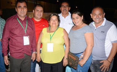 Ovidio Barrera, Gonzalo Orozco, Alba Luz Botello, Maira Acevedo, Alberto Caicedo y Edilberto Pérez. Edinsson Figueroa