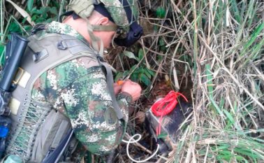 Las tropas hallaron en tres meses 408 detonadores. Ejército Nacional