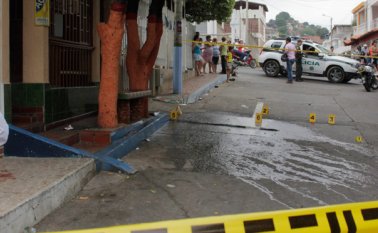 En el barrio San Luis el ataque dejó dos hombres muertos. Cristian Herrera