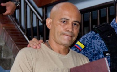 Jorge Leonardo Leal Castañeda, a su salida ayer del Palacio de Justicia de Cúcuta donde se llevó cabo la audiencia de imputación de cargos. Luis Alfredo Estévez