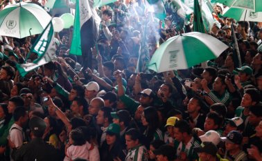 Hinchas de Atlético Nacional protagonizaron desordenes en Perú. Archivo