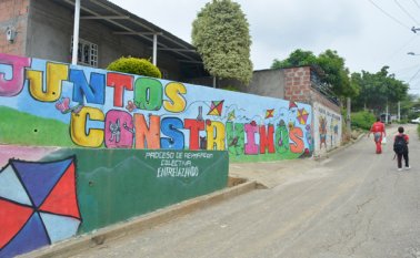 Cerro Norte viene siendo apadrinado por la Policía desde mediados de febrero. Edinsson Figueroa