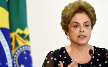 Dilma Rousseff estaría a punto de enfrentar un juicio político. AFP