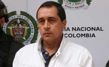 ‘Camilo’, el día que fue presentado por las autoridades colombianas en 2014. Archivo