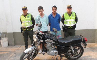 Los dos hombres quedaron a disposición de la Fiscalía. Policía Nacional