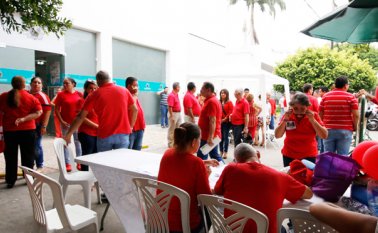 Aspecto de las elecciones del Partido Liberal que se cumplieron ayer en Cúcuta para la escogencia de los delegados. Obando