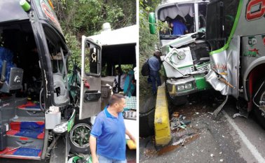 Accidente de tránsito. Cortesía
