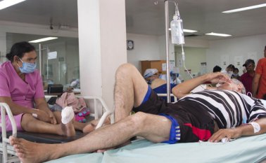 La mayor asistencia de pacientes a la red pública del municipio durante el primer trimestre del año se produjo por la enfermedad de hipertensión. Alfredo Estévez