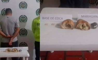 El detenido fue puesto a disposición de la Fiscalía General de la Nación. Policía Nacional