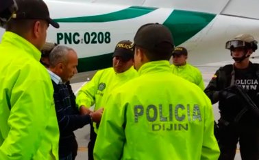 Marcos de Jesús Figueroa García es acusado de narcotráfico, contrabando, homicidio agravado y fabricación, tráfico y porte de armas. Policía Nacional