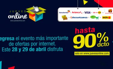 El jueves 28 y viernes 29 de abril los colombianos tendrán la oportunidad de realizar las compras virtuales con los descuentos que estaban esperando. Cortesía