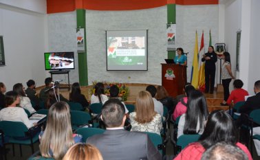 La rectora del Iser, Ludy Carrillo Candelo, rindió cuentas de la vigencia 2015. Se tuvo buena participación de la comunidad académica en el auditorio de la institución pamplonesa. Roberto Ospino