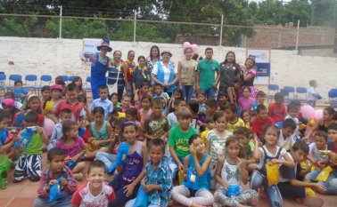 Se celebtó en la Escuela Luis Enrique Ávila, del barrio Chaparral en el municipio de Los Patios. Cortesía