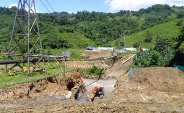Ecopetrol comenzó las labores contratando bienes y servicios en la región como alquiler de baños, maquinaria pesada, suministro de elementos de construcción y transporte local. Cortesía