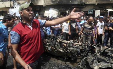 El estallido fue ocasionado en un concurrido mercado al aire libre en Sadr City. AP