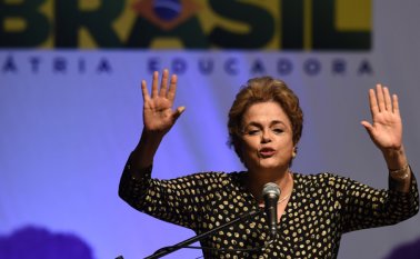 Rousseff evocó su lucha durante la dictadura militar de 1964-1985, cuando fue encarcelada. AFP
