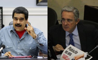 El presidente venezolano, Nicolás Maduro, arremetí contra el senador Álvaro Uribe. Archivo