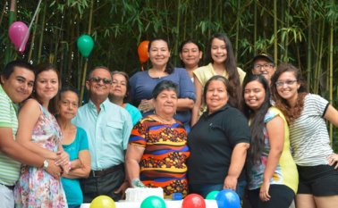 la celebración fue al lado de familiares y amigos. Cortesía