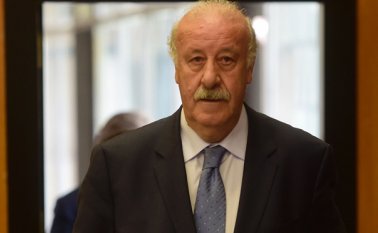 Vicente del Bosque, técnico de España. AFP