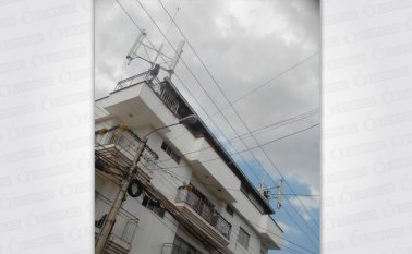 Estas son las antenas que se empezaron a instalar en Cúcuta.  Alfredo Estévez