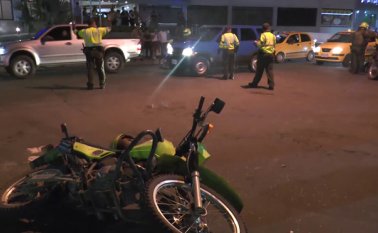 Sufrió un accidente de tránsito en la calle 11 entre avenidas 2E y Diagonal Santander. Cortesía