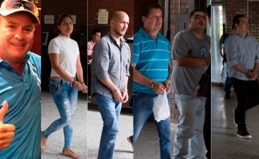 Delmer Ardila Reyes, Erika Esperanza Bermúdez Soto, Carlos Augusto Campos Solano, Martín William Castro López, Fabián Ardila Viveros y Carlos Andrés Vargas Mantilla. Juan Pablo Cohen
