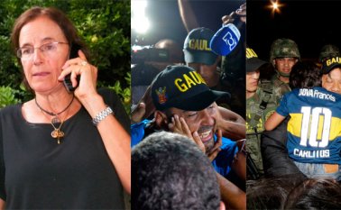 Los periodistas Salud Hernádez, Diego D'Pablos y Carlos Melo fueron secuestardos en El Tarra. Edinsson Figueroa