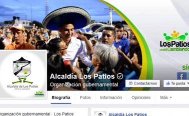 El fan page es seguido por 9763 personas. Tomada de Internet