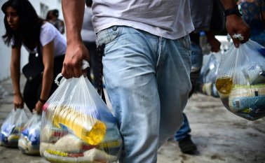 Crisis de alimentos en Venezuela. AFP