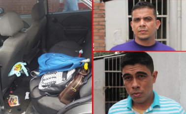 Alexander Acuña Solano (arriba) y César Iván Mena Torres (abajo). Cortesía