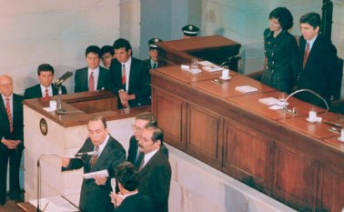 Entre el 5 de febrero y el 4 de julio de 1991 sesionó la Asamblea Nacional Constituyente que le dio vida a la nueva Constitución Política de Colombia. Colprensa