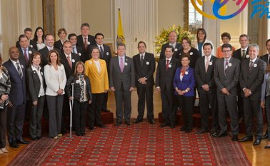 El Presidente recalcó el respeto de su Gobierno a los medios de comunicación. Presidencia