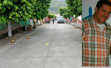 En medio del ataque contra el comerciante, él accionó su arma y al parecer logró herir a uno de los pistoleros. La Policía adelanta las investigaciones. Cortesía