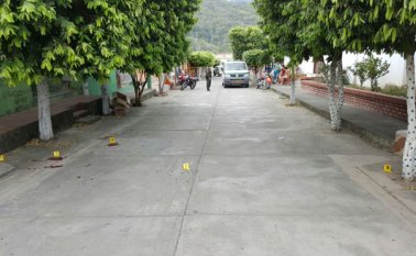 Los delincuentes emprendieron la huida hacia Lourdes. Cortesía