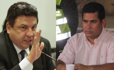 Miguel Ángel Pinto y Alejandro Carlos Chacón. Archivo