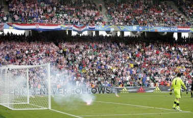 Desde el principio del choque, Croacia llevó la iniciativa y monopolizó la posesión. AP